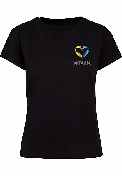 Merchcode T-Shirt "Merchcode Ladies Merchcode Football - Ukraine T-shirt" 1 günstig online kaufen