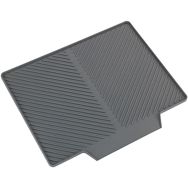 Wenko Abtropfmatte Nelia Maxi Kunststoff 40 cm x 35 cm Grau günstig online kaufen