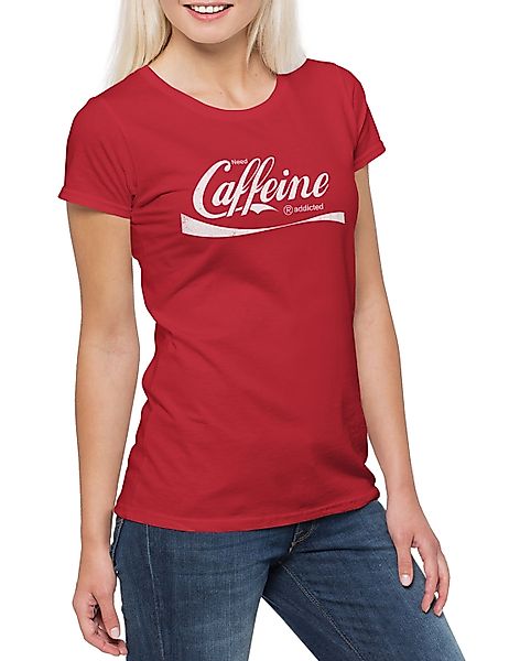 Urban Backwoods Print-Shirt Need Caffeine Damen günstig online kaufen