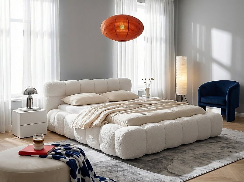 wonello Polsterbett Nuba (das Original), Bett mit Bettkasten und Lattenrost günstig online kaufen