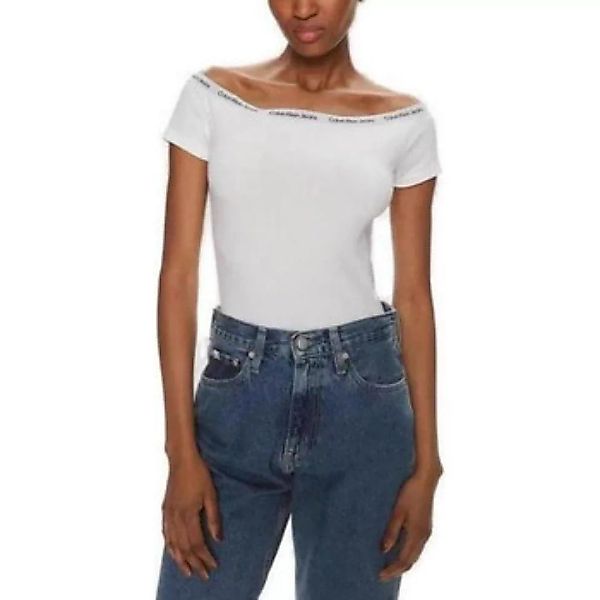 Calvin Klein Jeans  T-Shirt LOGO ELASTIC BARDOT J20J223098 günstig online kaufen