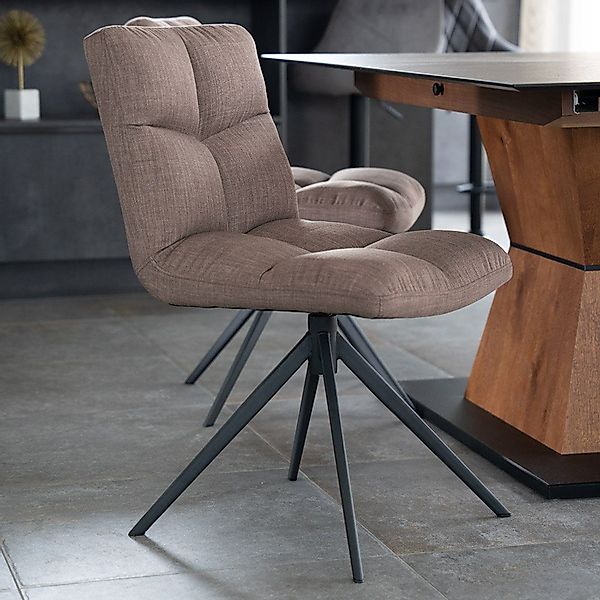 HOME DELUXE Esszimmerstuhl drehbar 2er - günstig online kaufen