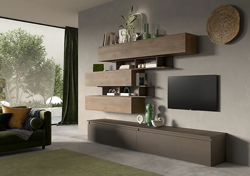 INOSIGN Wohnwand "Infinity, 8tlg. Breite 276 cm, Höhe variabel, Schrankwand günstig online kaufen