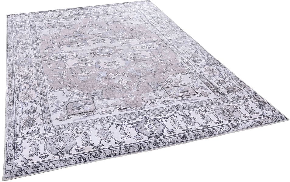 Gino Falcone Teppich »Adara GF 121«, rechteckig, 3 mm Höhe, Flachgewebe, Or günstig online kaufen
