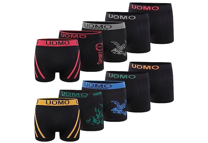 L&K Boxershorts 1209 (10er-Pack) Boxershorts aus Mikrofaser ohne Seitennaht günstig online kaufen