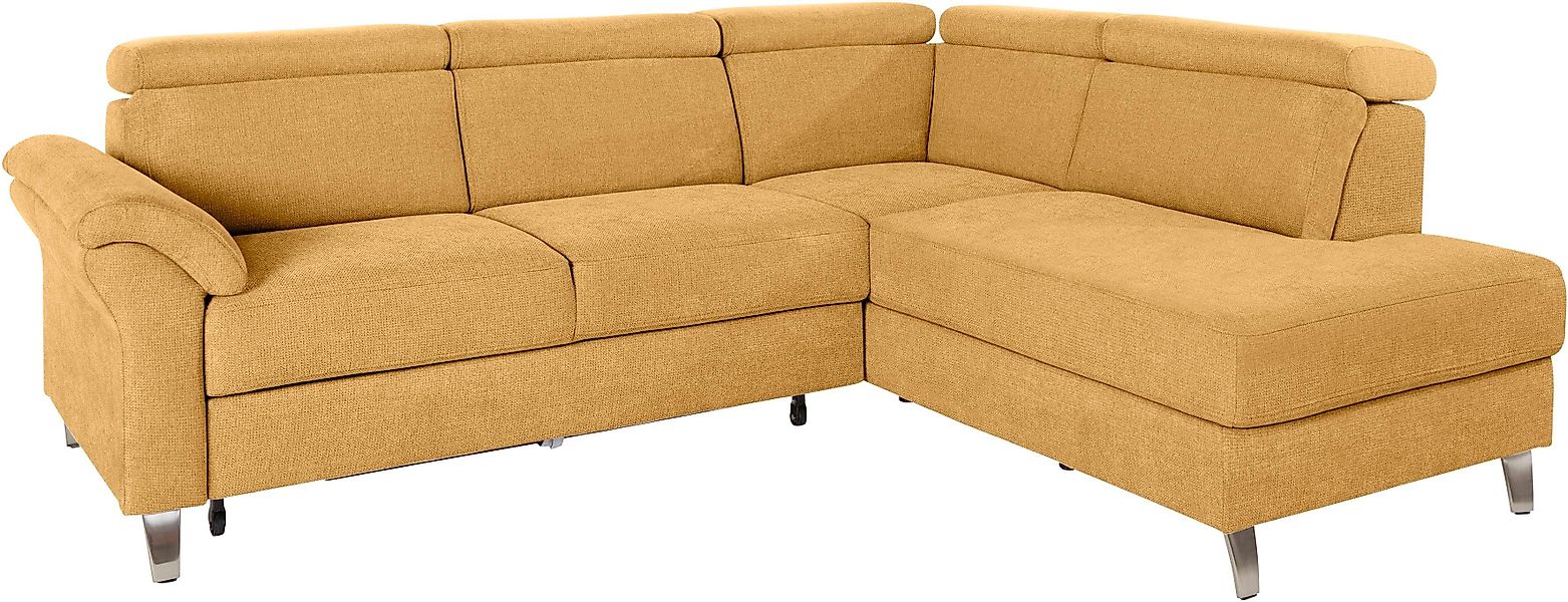 sit&more Ecksofa Arngast L-Form, inklusive Kopfteilverstellung günstig online kaufen