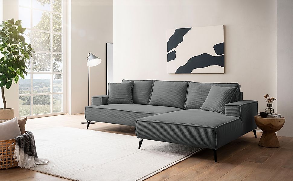 andas Ecksofa TVINNU, L-Form in Cord, günstig online kaufen