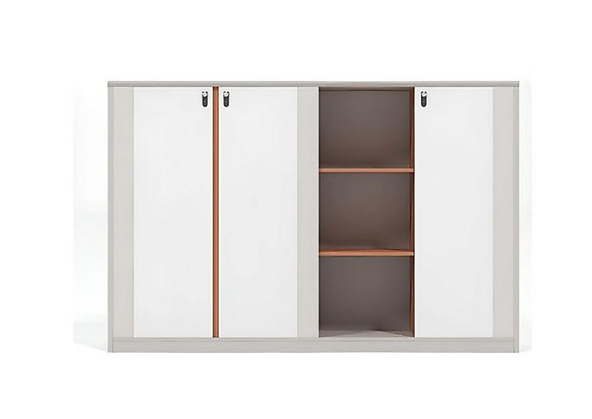 JVmoebel Aktenschrank Weißer Büroschrank Aktenschrank Dokumentenablage Arbe günstig online kaufen