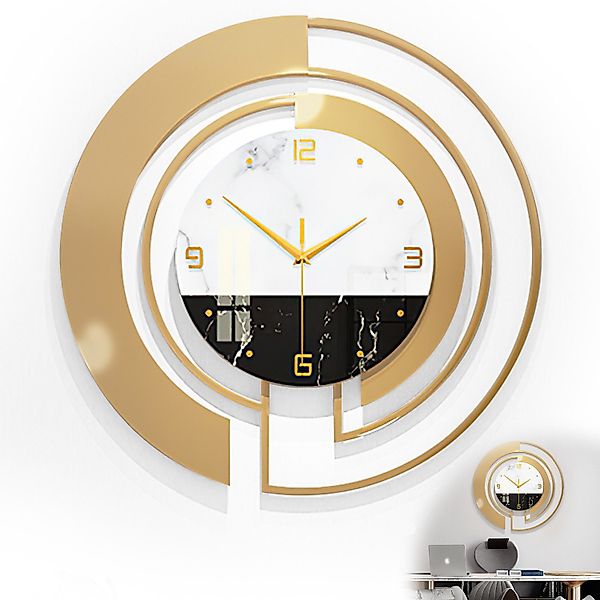 ZEUOPQ Wanduhr 45 cm große Vintage-Wanduhr günstig online kaufen