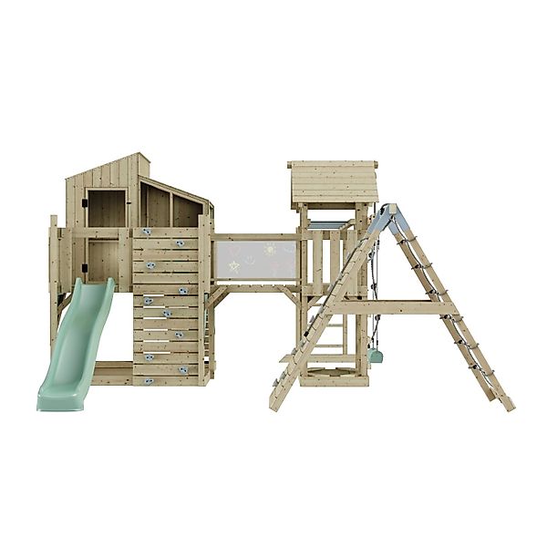 OutdoorToys Spielturm Liv mit Kinderschaukel Mintgrün günstig online kaufen