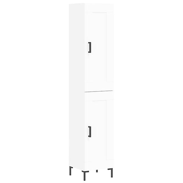 vidaXL Highboard Weiß 34,5x34x180 cm Holzwerkstoff 3200449 günstig online kaufen