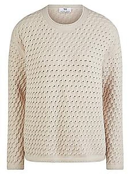 Rundhals-Pullover Peter Hahn beige günstig online kaufen