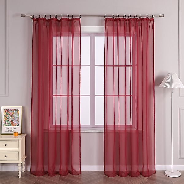Yujiao Mao Gardine Uni, Kräuselband (1 günstig online kaufen