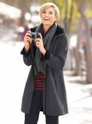 Casual Looks Softshelljacke mit Kapuze günstig online kaufen