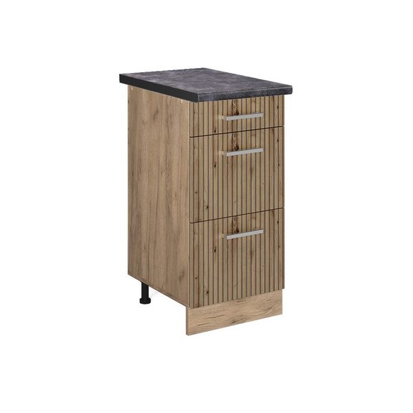 Vicco Unterschrank R-Line, Artisan-Eiche/Goldkraft Eiche, 40 günstig online kaufen