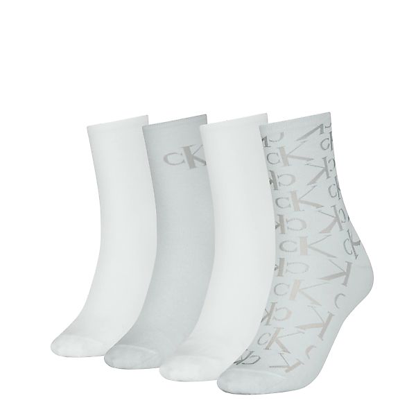 Calvin Klein Jeans Socken "CKJ WOMEN SOCK 4P HOLIDAY PACK AOP", (4 Paar, 4e günstig online kaufen