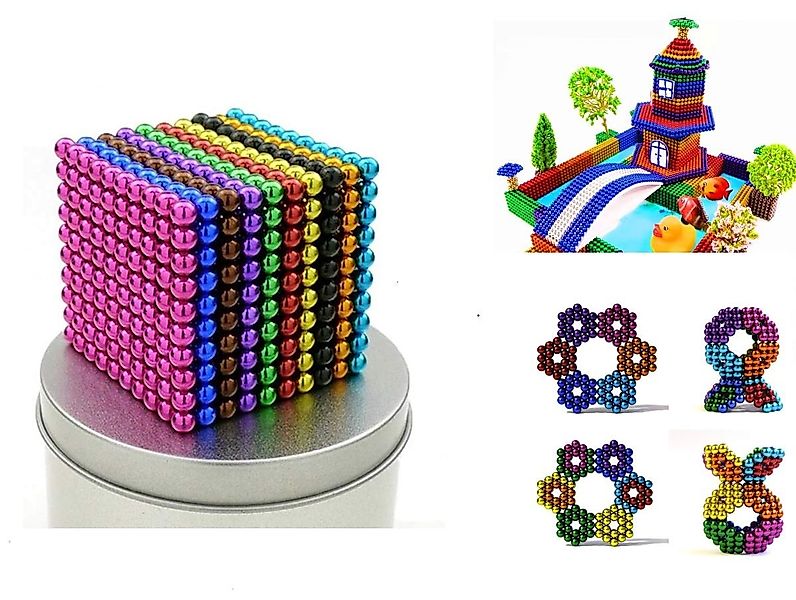 powertechnik-Germany Magnetkugeln 1000 St 5mm Interaktions-Desktop-Spielzeu günstig online kaufen