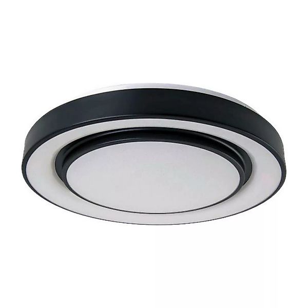 Näve Leuchten LED Deckenleuchte NV1378722 schwarz Metall Kunststoff H/D: ca günstig online kaufen