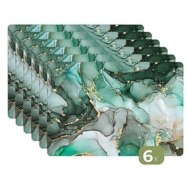 MuchoWow Platzset Gold - Marmor - günstig online kaufen