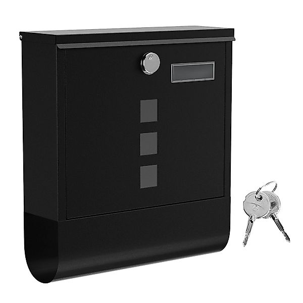 SONGMICS Briefkasten, Wandbriefkasten, Schloss drehbarer Abdeckung günstig online kaufen