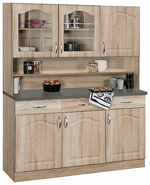wiho Küchen Küchenbuffet "Linz", 150 cm breit, in Landhaus-Optik günstig online kaufen