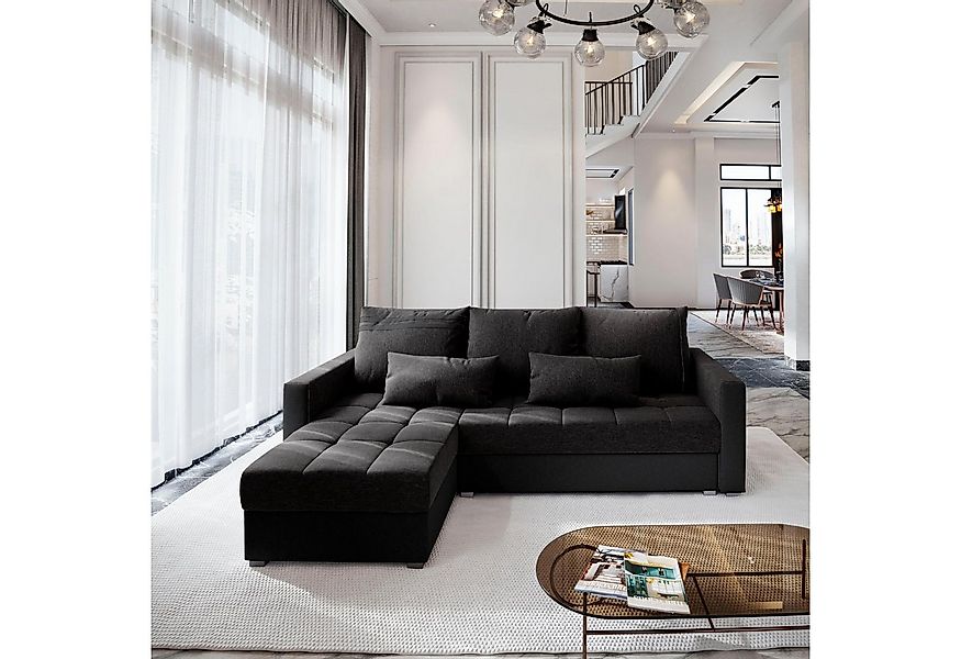 Masseno Ecksofa KOS PIK mit Schlaffunktion L-Form, Sofa mit Bettkasten günstig online kaufen