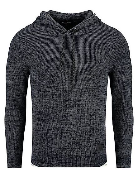 Key Largo Sweatshirt Herren Strickpullover VALLEY mit Kapuze (1-tlg) günstig online kaufen