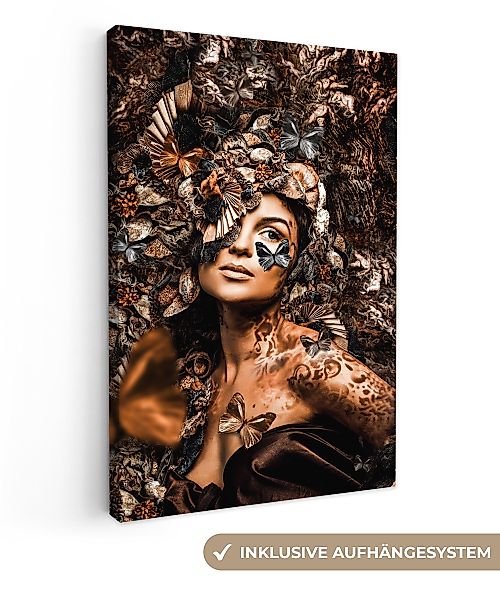 OneMillionCanvasses® Leinwandbild Luxus - Frau - günstig online kaufen