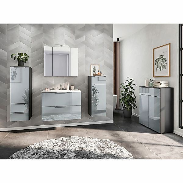 GERMANIA Badmöbel-Set "Oakland", (5 St.), inkl. WT-Unterschrank, Spiegelsch günstig online kaufen