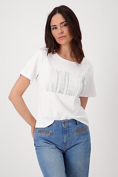 Monari T-Shirt Shirt Schmuck Mit Rundhalsausschnitt günstig online kaufen