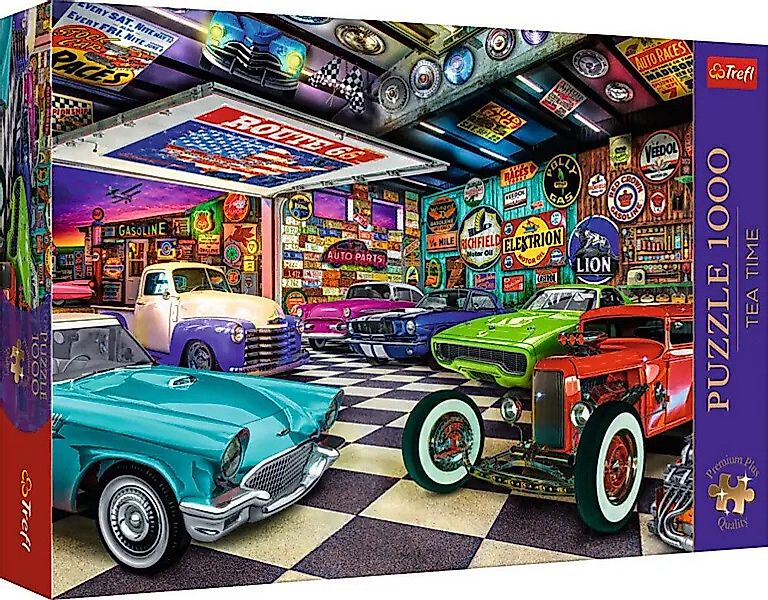 Trefl Puzzle Tea Time: Car Collectors günstig online kaufen