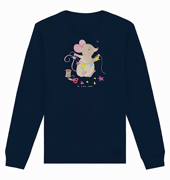 Mr. & Mrs. Panda Longpullover Größe XXL Maus Basteln - French Navy - Gesche günstig online kaufen