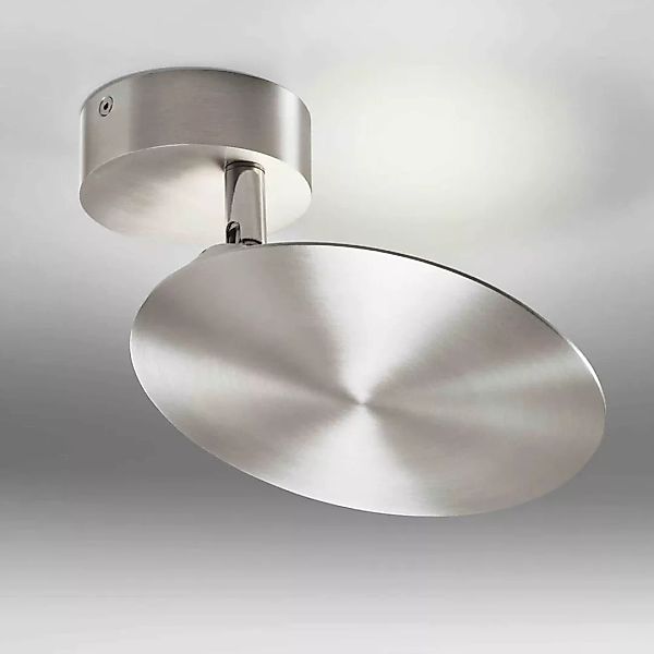 LED Deckenleuchte Plate in Aluminium-matt 12W 960lm 1-flammig günstig online kaufen