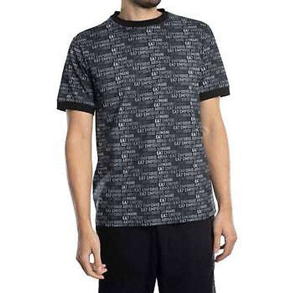 Emporio Armani EA7  T-Shirt T-Shirt mit Logo-Muster günstig online kaufen