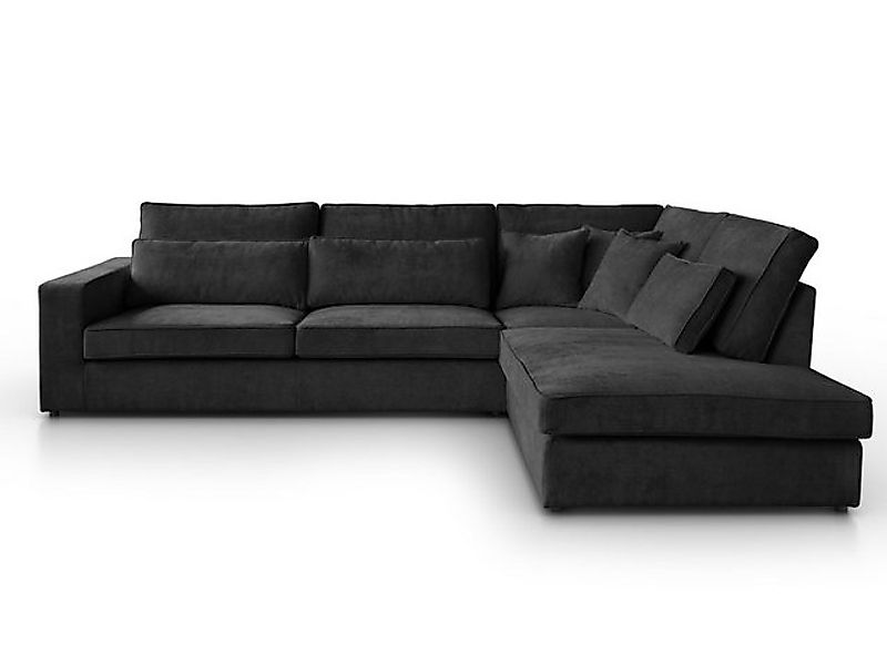 Beautysofa Ecksofa Gepolstertes mit dekorativen Kissen PARMA, im modernes D günstig online kaufen