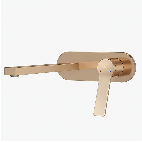 Emke Wand Waschtischarmatur Inklusive Grundkörper 288 x 210 x 70 mm Rosengo günstig online kaufen