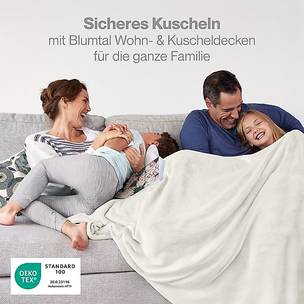 Wohndecke Kuschelige Fleecedecke, Oeko-Tex zertifizierte Decke, günstig online kaufen