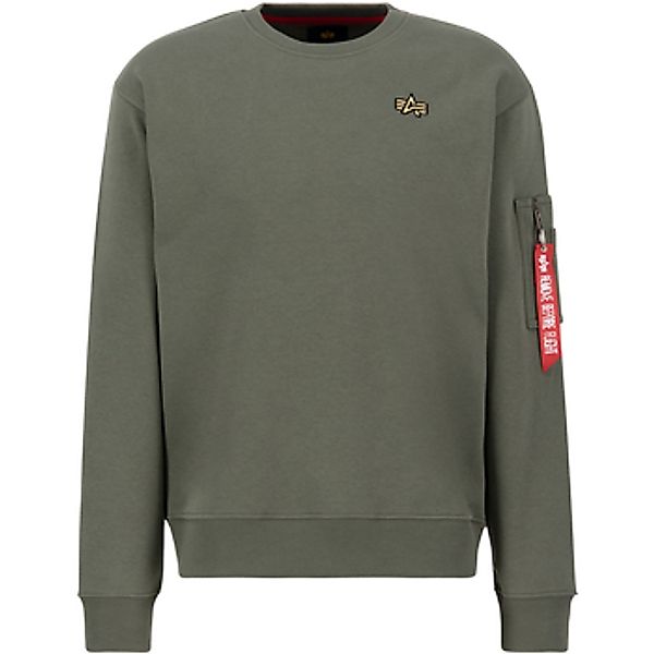 Alpha  Sweatshirt 3D Small Logo Sweater - dark olive günstig online kaufen