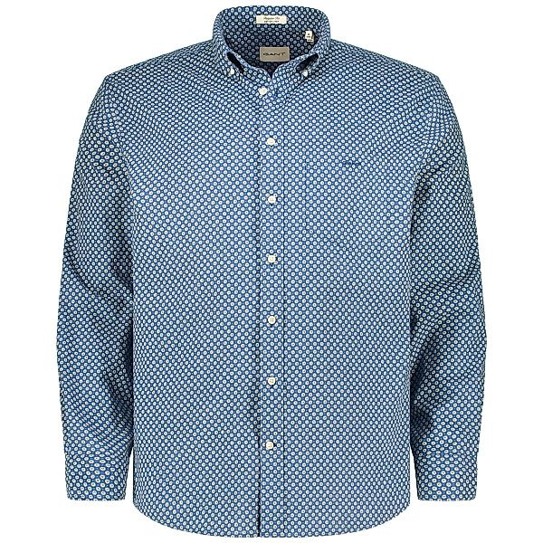 Gant Freizeithemd mit Leinen Farbe blau Größe: 5XL günstig online kaufen