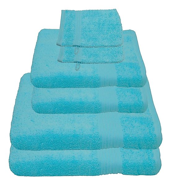 Julie Julsen Handtücher 6-Handtücher-Babyblau, Baumwolle (6-St) günstig online kaufen