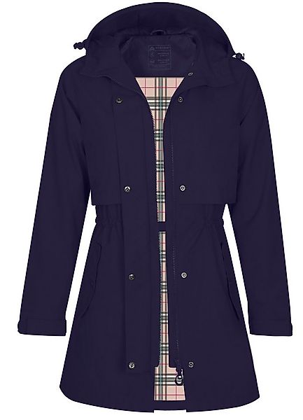 ATLASLAVA Regenjacke Damen Regenmantel Wasserdicht Kapuze Women Rain Jacke günstig online kaufen