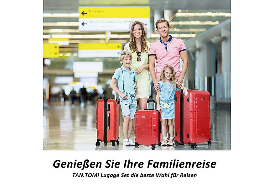 TAN.TOMI Handgepäckkoffer Trolley Hartschalenkoffer Hard Shell Hartschalenk günstig online kaufen