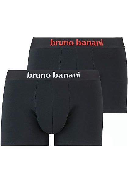 Bruno Banani Boxer, (2er Pack), mit kontrastreichem Logobund günstig online kaufen