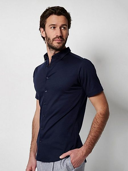 DESOTO Kurzarmhemd Casual Modern Button Down halbarm Flexibler Stretch günstig online kaufen