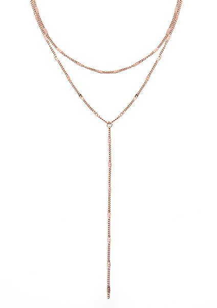 Hey Happiness Y-Kette Zweireihiges Collier, Elegante günstig online kaufen
