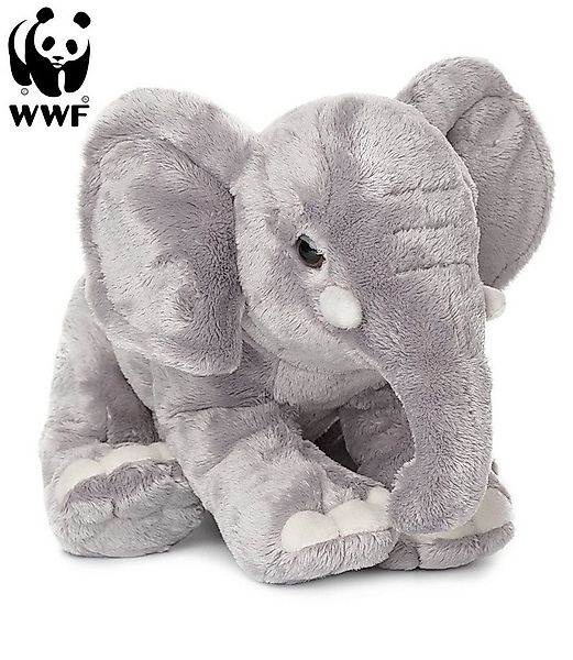 WWF Kuscheltier Plüschtier Elefant (Rüssel runter, 18cm), sitzend günstig online kaufen