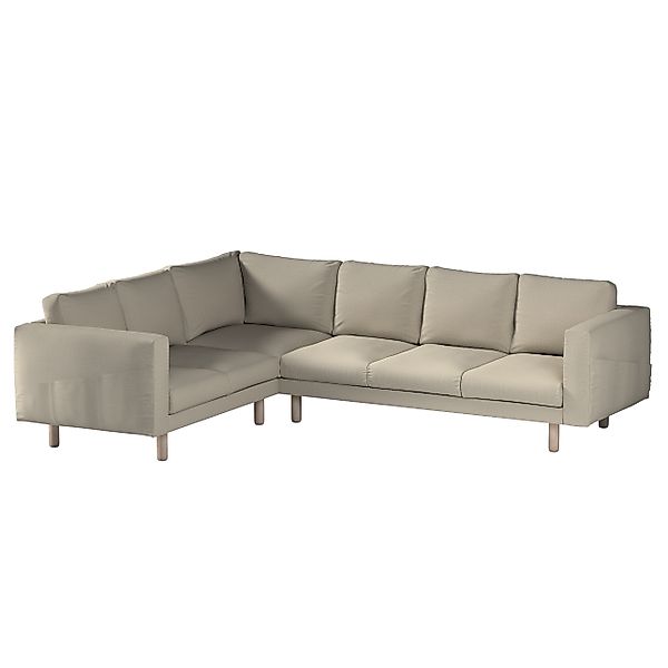 Bezug für Norsborg 5-Sitzer Ecksofa, grau-beige, Norsborg 5-Sitzer Ecksofab günstig online kaufen
