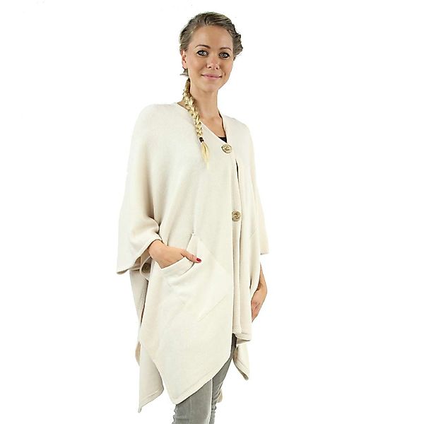 Antonio Strickmütze Antonio Poncho mit Taschen günstig online kaufen