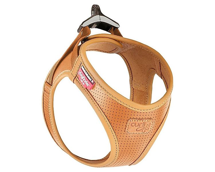 Curli Hunde-Geschirr Apfel Leder Geschirr braun günstig online kaufen