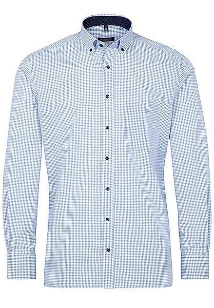 Eterna Langarmhemd 8913, Eterna Langarm Hemd Modern Fit Vichy Popeline Kari günstig online kaufen